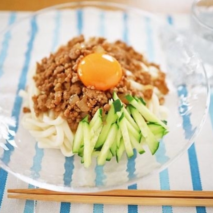 子供のお昼ごはんにも♪がっつり肉そぼろ冷やしうどん